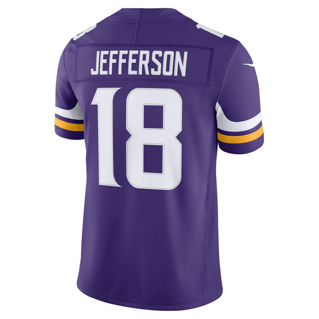 Justin Jefferson Minnesota Vikings Team Vapor F.U.S.E. Stitched Limited Jersey - Purple