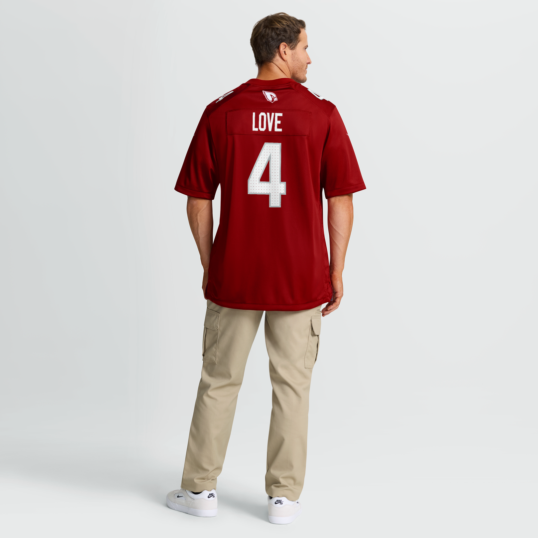 Jeremiyah Love Arizona Cardinals Team Game Jersey - Cardinal