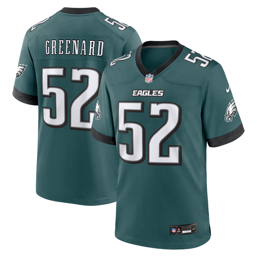 Jonathan Greenard Philadelphia Eagles Game Jersey - Midnight Green