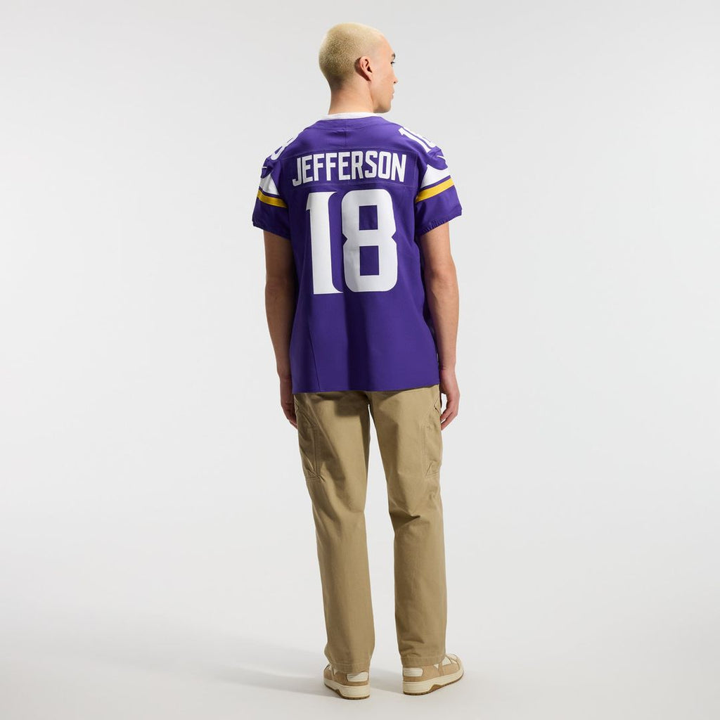 Justin Jefferson Minnesota Vikings Team Vapor F.U.S.E. Elite Jersey - Purple