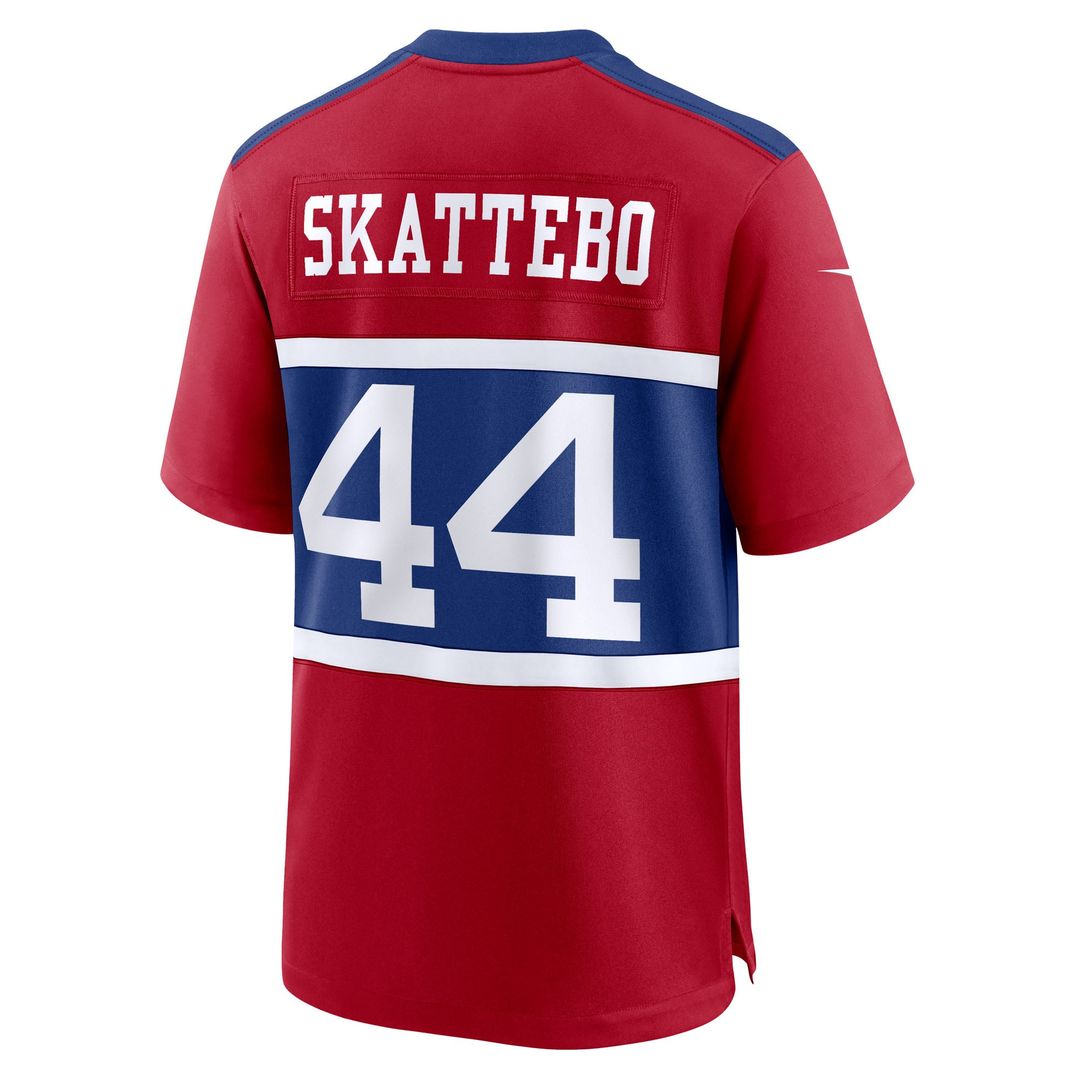 Cam Skattebo New York Giants Team Game Player Jersey - Royal
