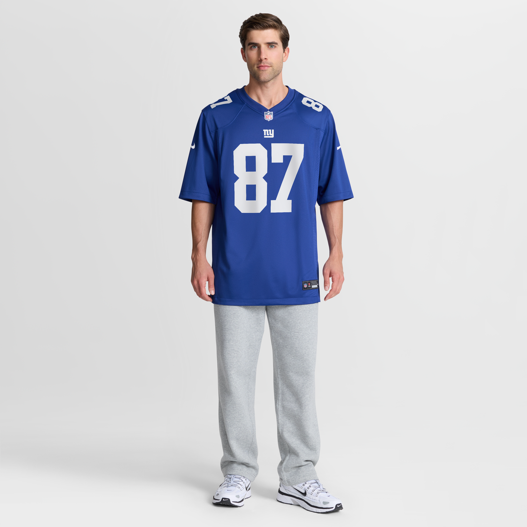Braxton Berrios New York Giants Team Game Jersey - Royal