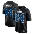 Tyler Warren Indianapolis Colts Fashion Game Jersey - Carbon Black