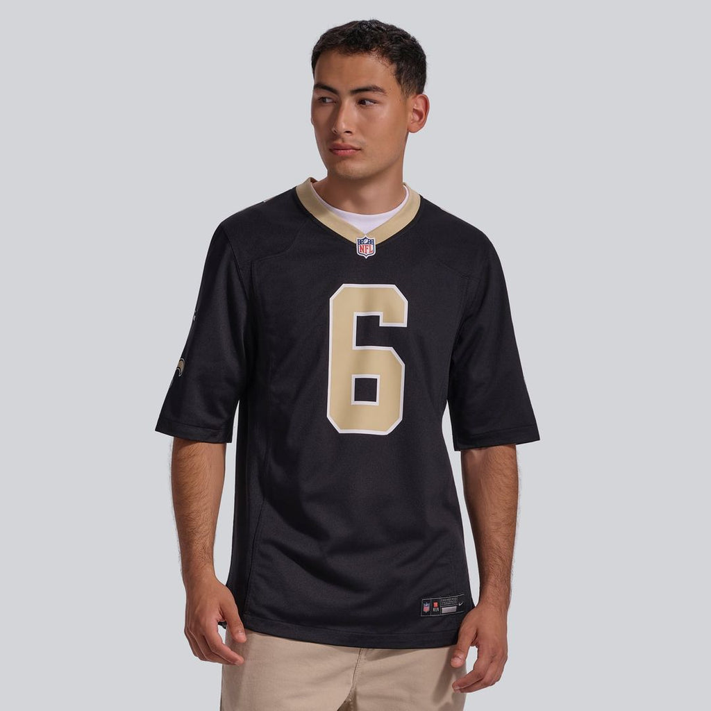 Tyler Shough New Orleans Saints White Game Player Jersey