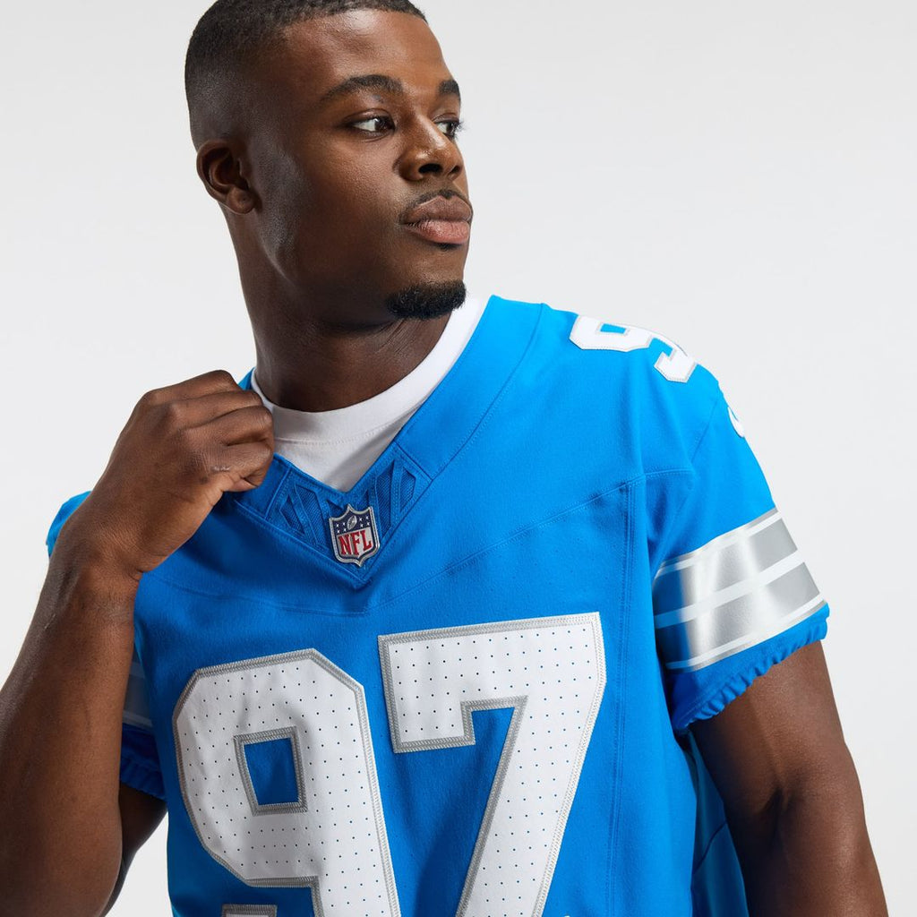 Aidan Hutchinson Detroit Lions Team Vapor F.U.S.E. Elite Jersey - Blue