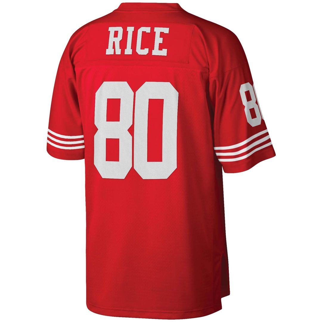 Jerry Rice San Francisco 49ers Big & Tall 1990 Retired Player Replica Jersey - Scarlet