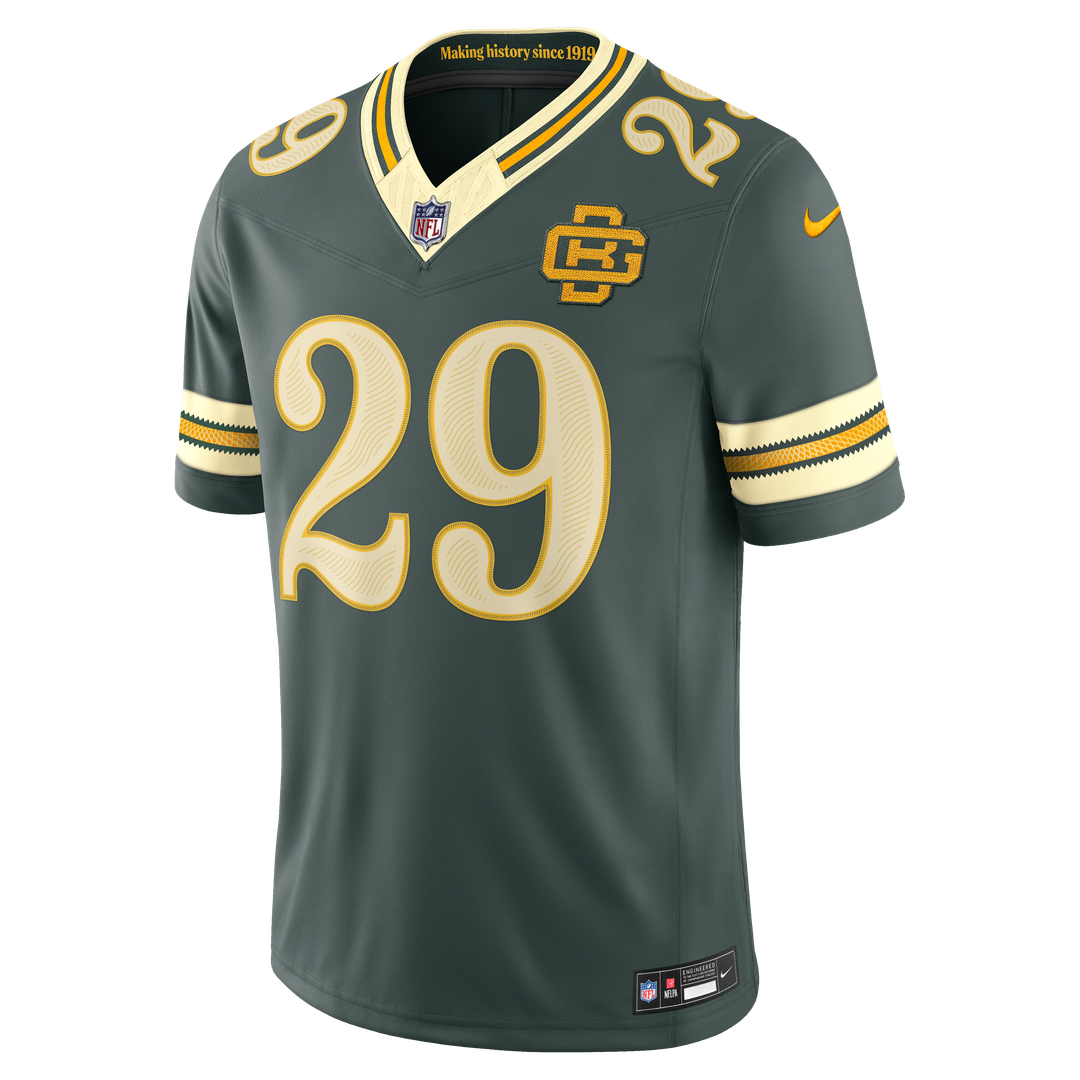 Xavier McKinney Green Bay Packers 2026 Rivalries Collection Stitched Limited Jersey - Green
