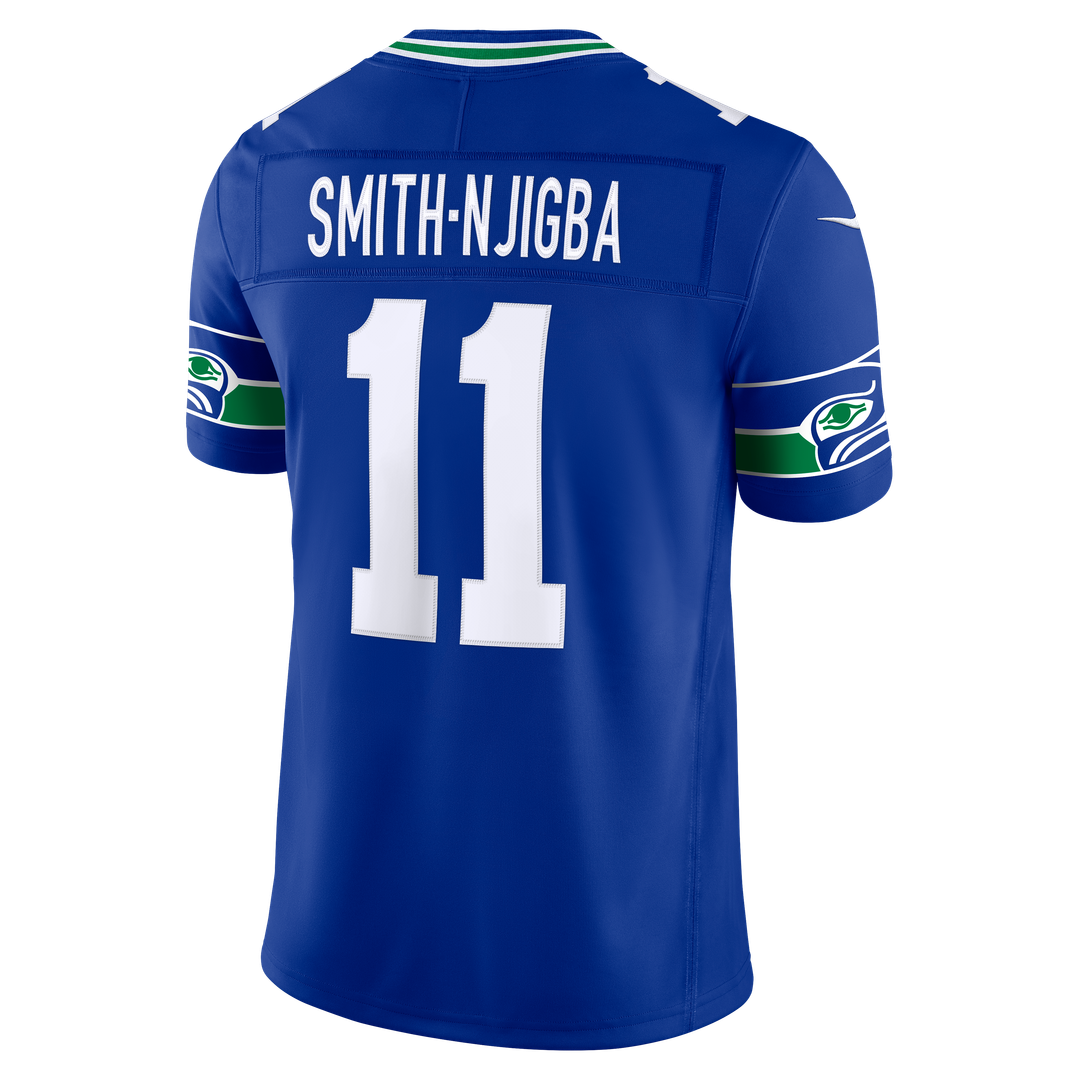Jaxon Smith - Njigba Seattle Seahawks Vapor F.U.S.E. Stitched Limited Jersey - White