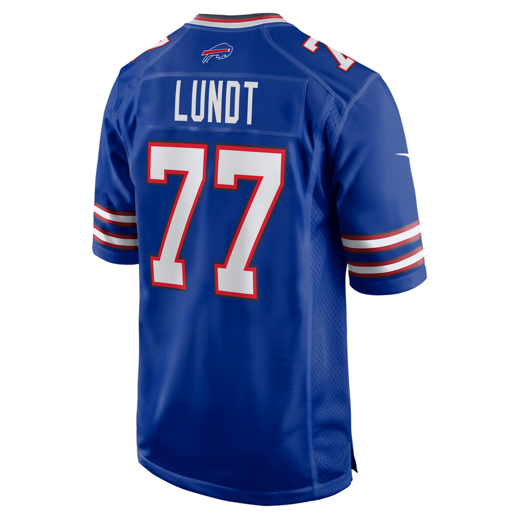 Chase Lundt Buffalo Bills Team Game Jersey - Royal