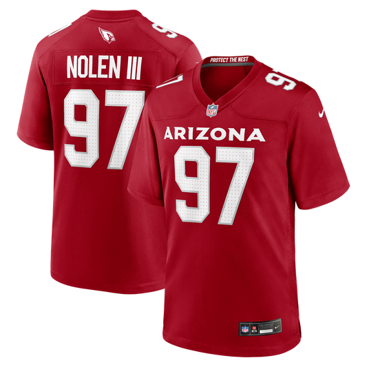 Walter Nolen Arizona Cardinals Game Player Jersey - Cardinal