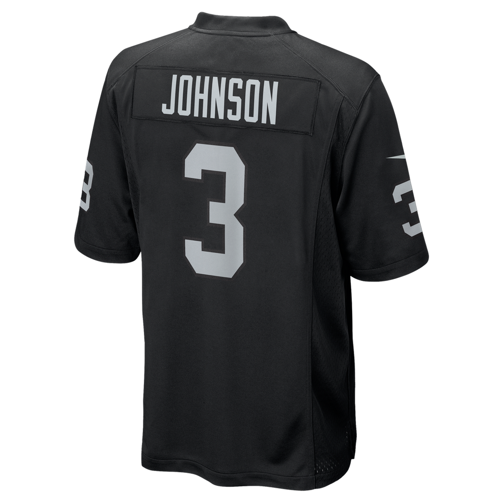 Taron Johnson Las Vegas Raiders Team Game Jersey - Black