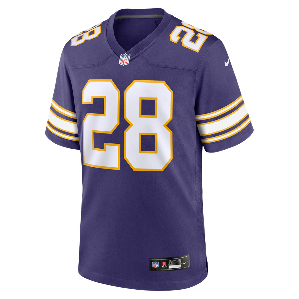 Adrian Peterson Minnesota Vikings Alternate 2 Classic Retired Game Jersey - Purple