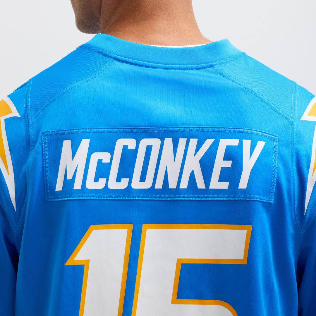 Ladd McConkey Los Angeles Chargers Player Game Jersey - Powder Blue