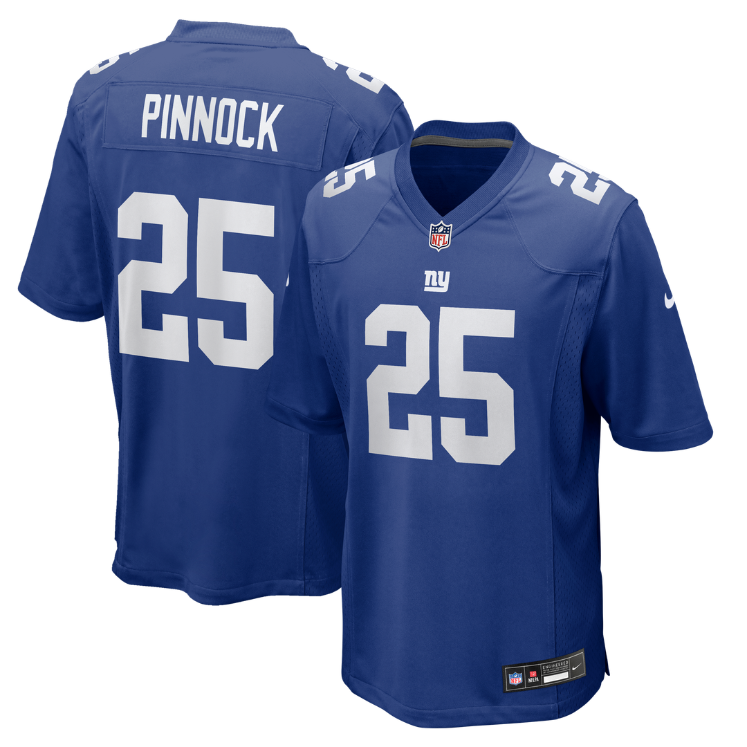 Jason Pinnock New York Giants Team Game Jersey - Royal