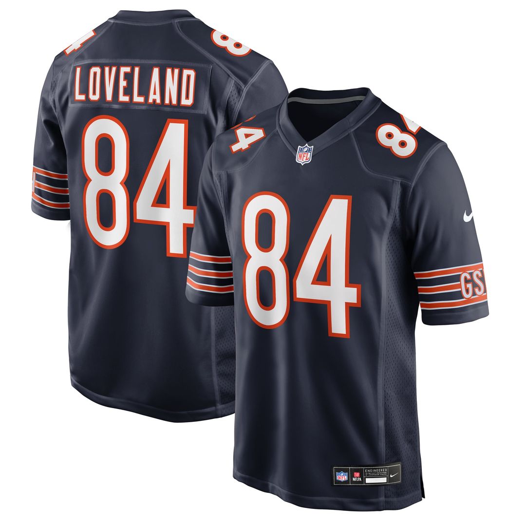Colston Loveland Chicago Bears Alternate Game Player Jersey - Orange