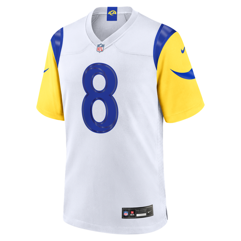Jared Verse Los Angeles Rams White Game Player Jersey - White