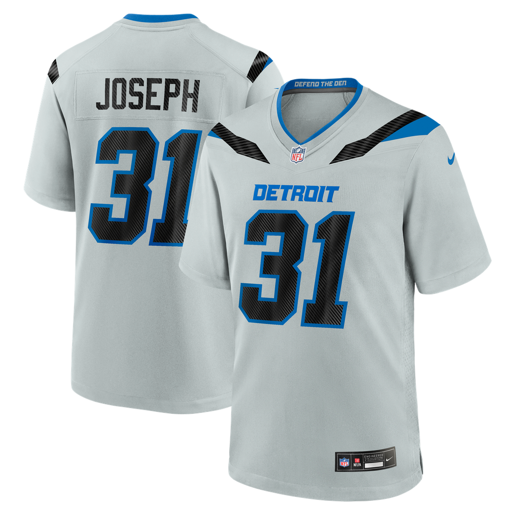 Kerby Joseph Detroit Lions 2026 Rivalries Collection Game Jersey - Silver