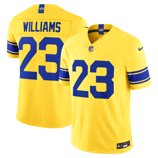 Kyren Williams Los Angeles Rams Classic Sol Vapor F.U.S.E. Stitched Limited Jersey