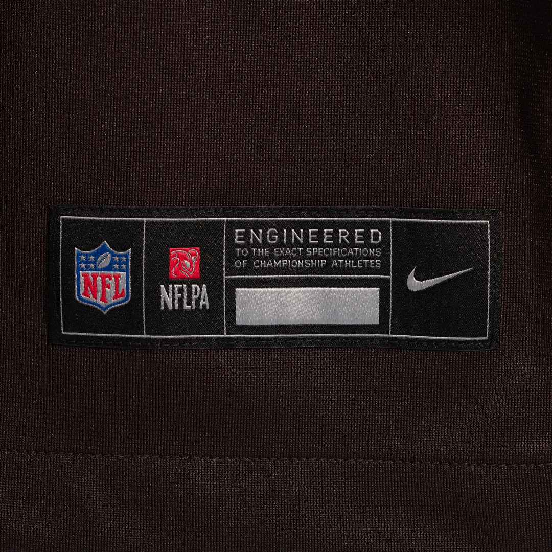 Carson Schwesinger Cleveland Browns 2025 NFL Draft Game Jersey - Brown