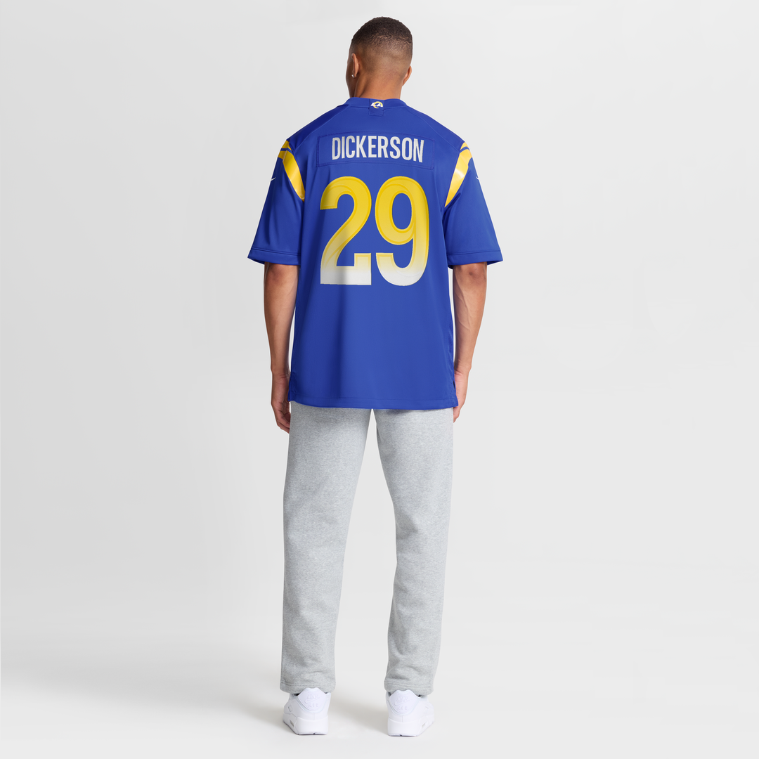 Eric Dickerson Los Angeles Rams Game Retired Player Jersey - Royal