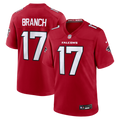Zachariah Branch Atlanta Falcons Team Game Jersey - Red