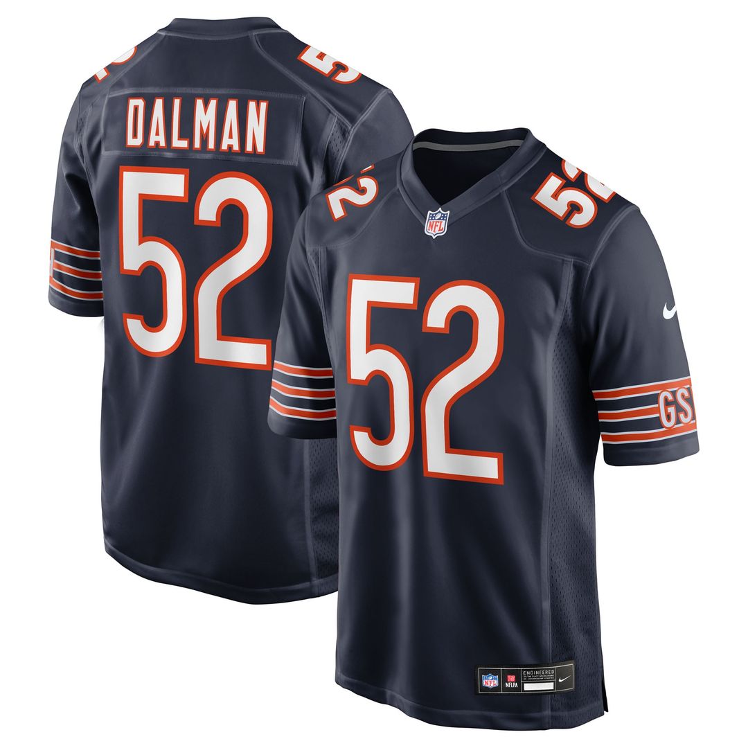 Drew Dalman Chicago Bears Team Game Jersey - Navy