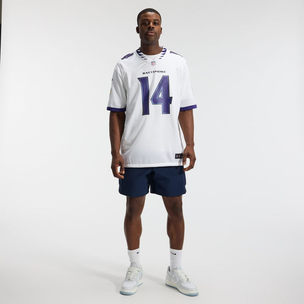 Kyle Hamilton Baltimore Ravens Game Jersey - White