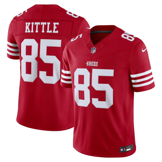 George Kittle San Francisco 49ers Team Vapor F.U.S.E. Stitched Limited Jersey - Scarlet