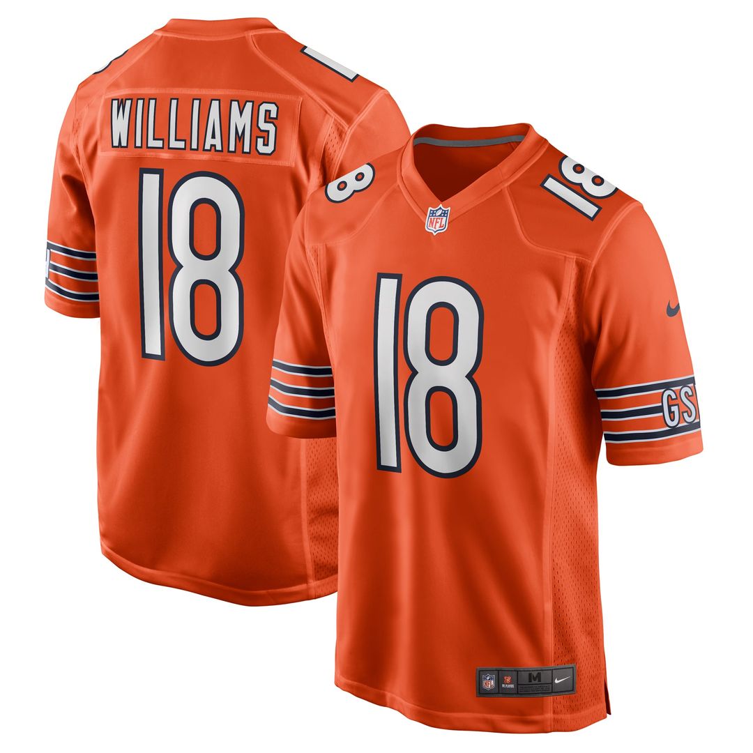 Caleb Williams Chicago Bears First Round Pick Player Game Jersey - White