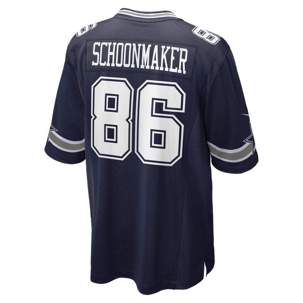 Luke Schoonmaker Dallas Cowboys Team Game Jersey - Navy