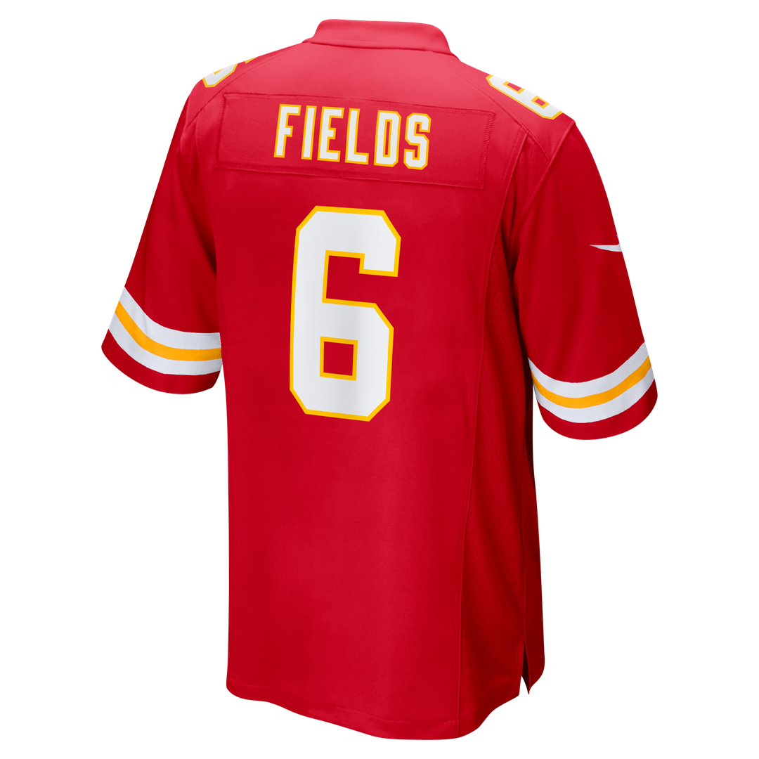 Justin Fields Kansas City Chiefs Game Jersey - Red