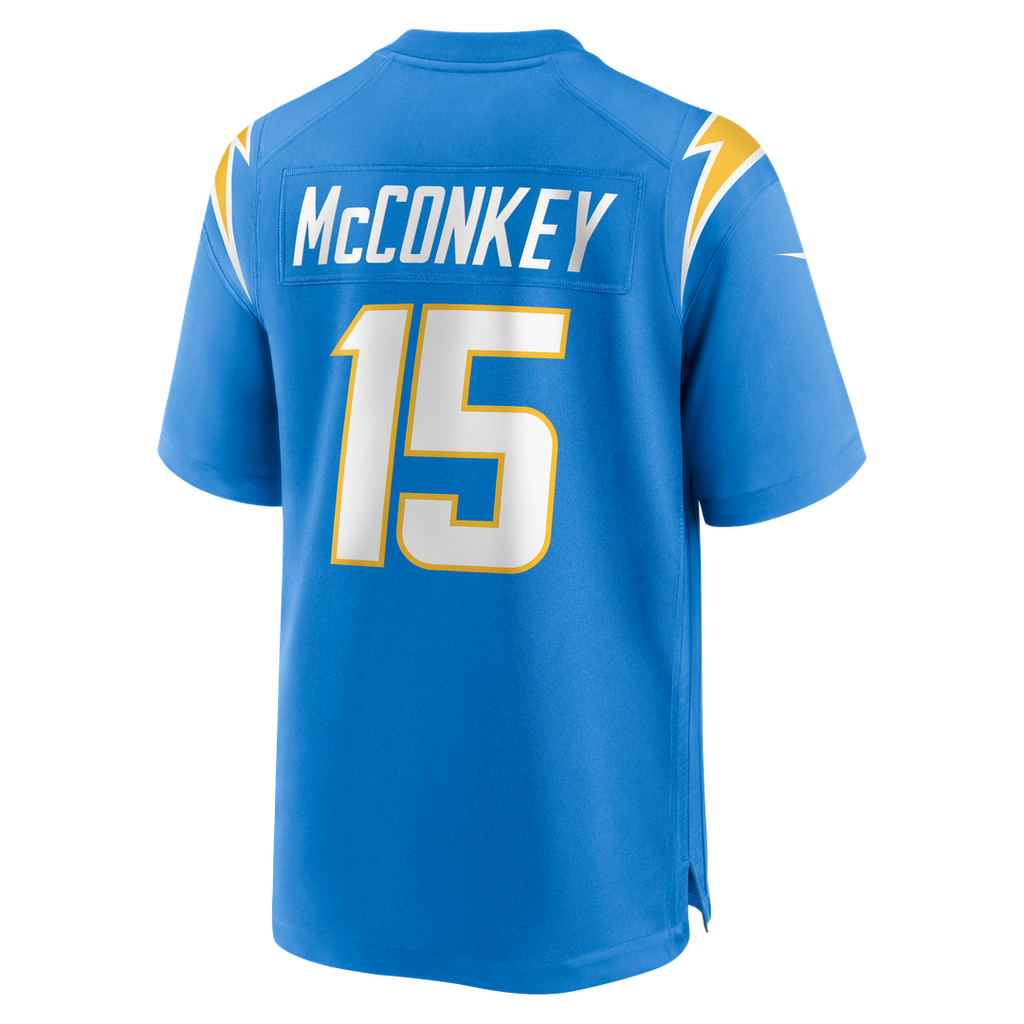 Ladd McConkey Los Angeles Chargers Player Game Jersey - Powder Blue