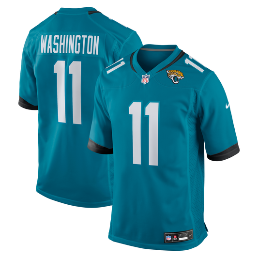 Parker Washington Jacksonville Jaguars Team Game Jersey - Teal