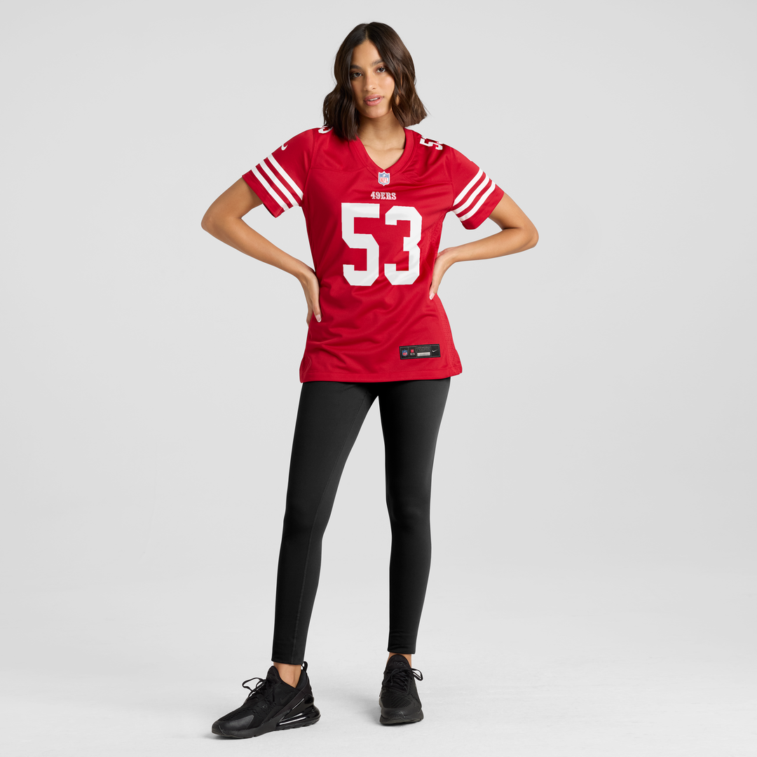 Jaden Dugger III San Francisco 49ers Team Game Jersey - Scarlet
