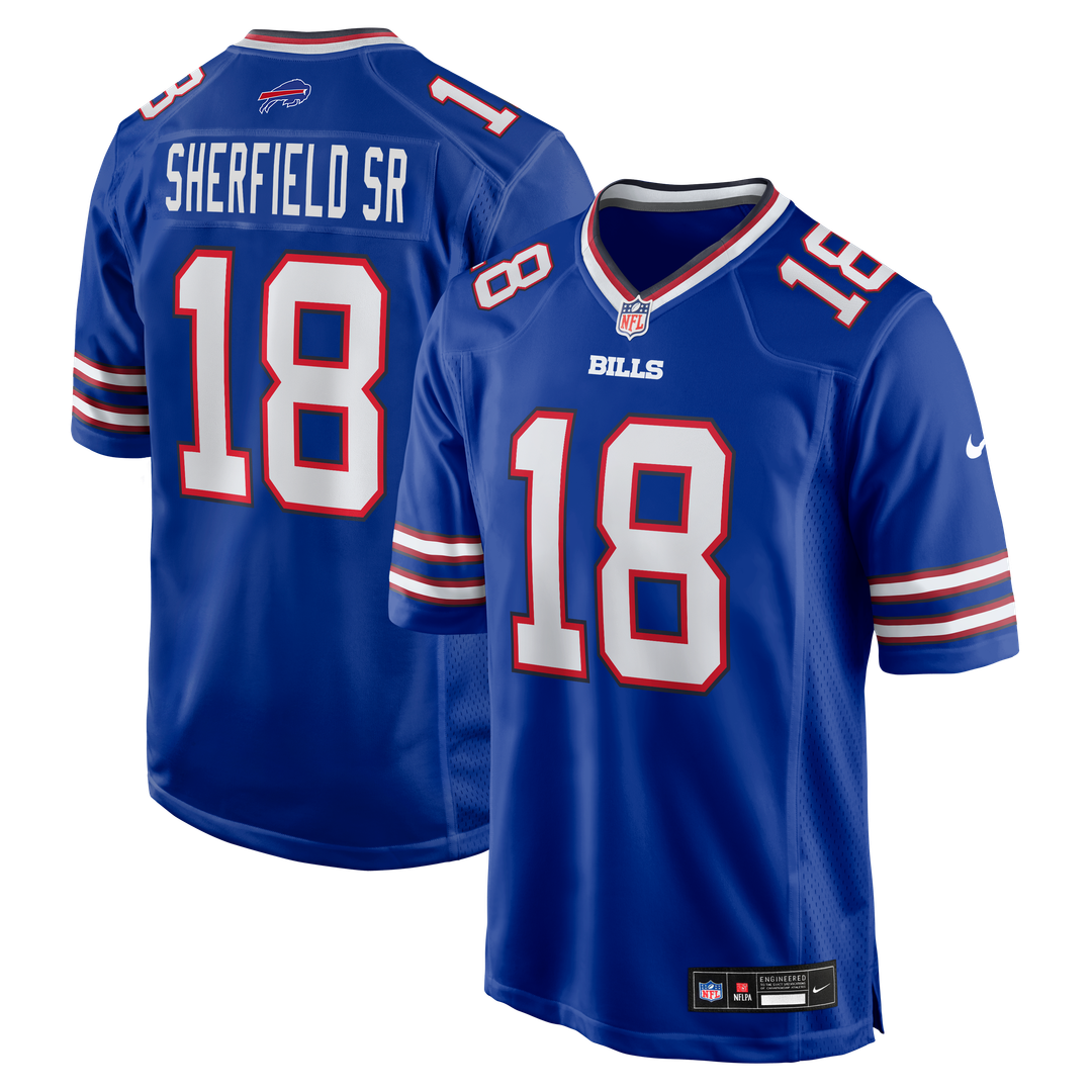 Trent Sherfield Sr. Buffalo Bills Team Game Jersey - Royal