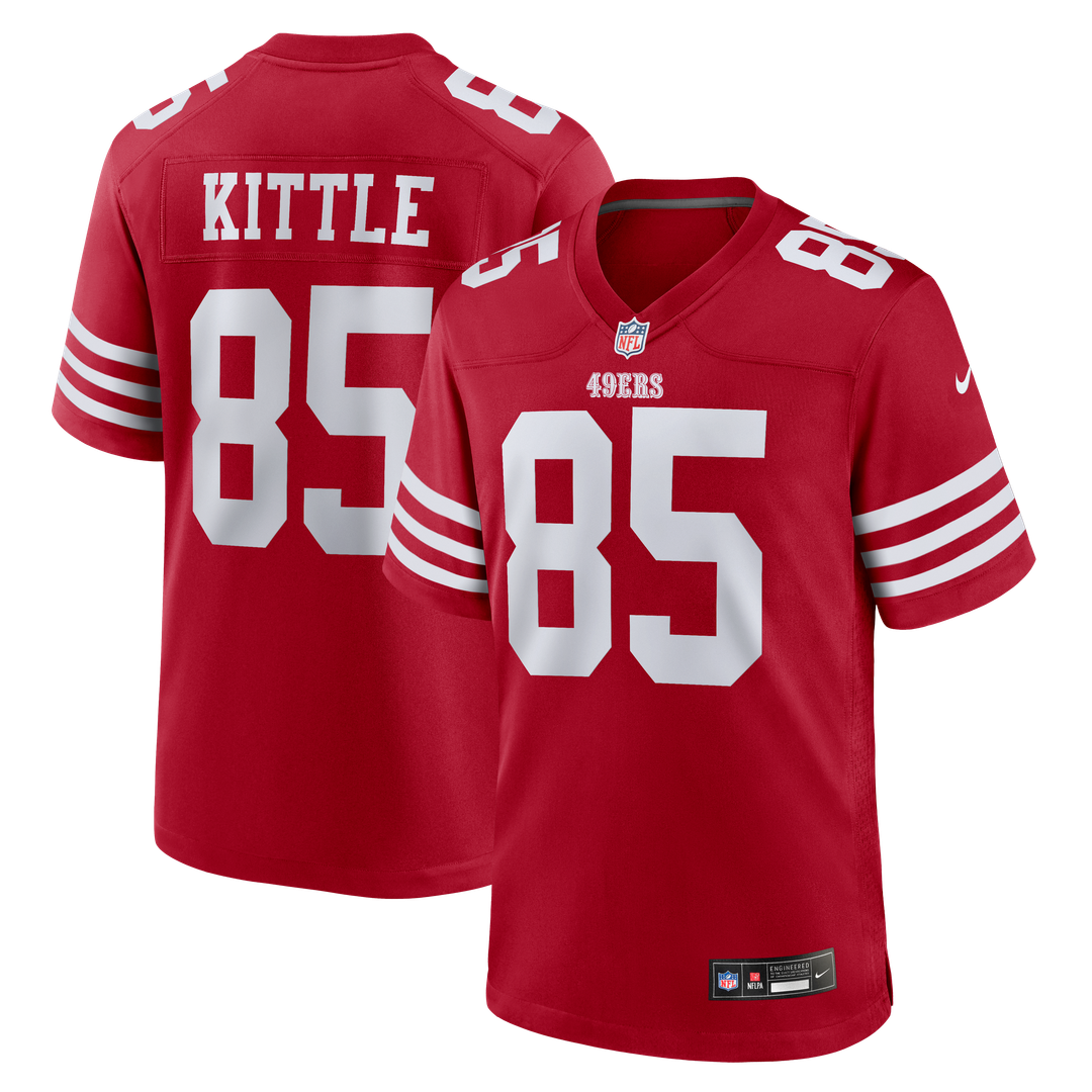 George Kittle San Francisco 49ers Player Game Jersey - White