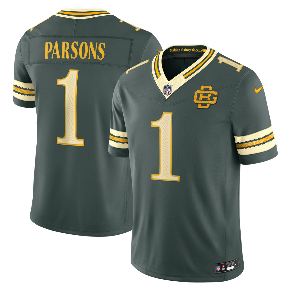 Micah Parsons Green Bay Packers 2026 Rivalries Collection Stitched Limited Jersey - Green