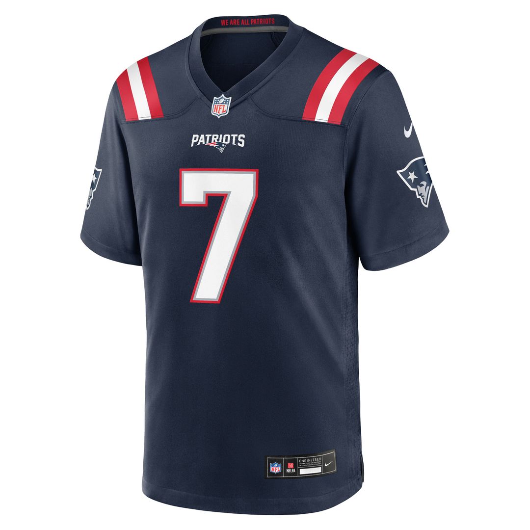 Carlton Davis New England Patriots Team Game Jersey - Navy