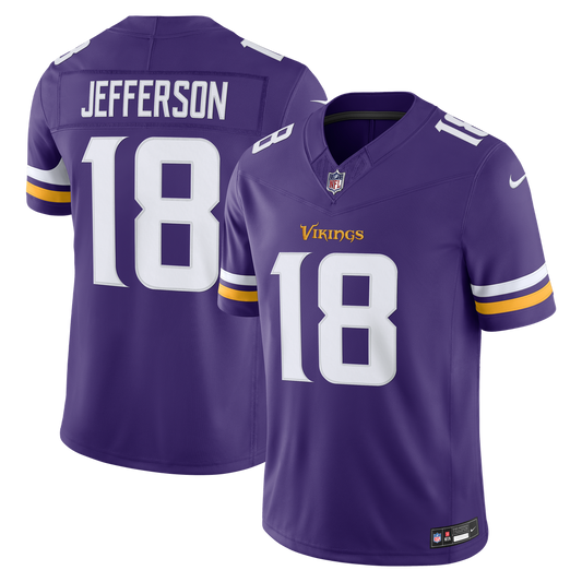 Justin Jefferson Minnesota Vikings Team Vapor F.U.S.E. Stitched Limited Jersey - Purple