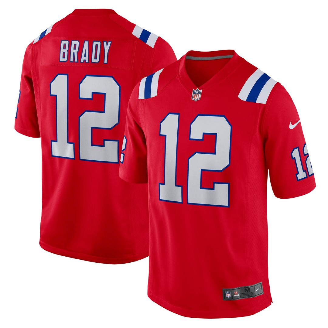 Tom Brady New England Patriots Game Retired Player Jersey - Navy