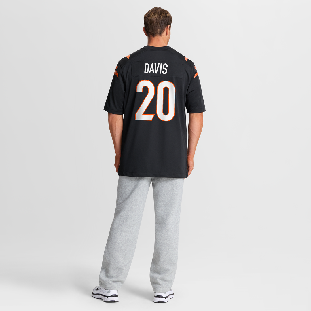 Tacario Davis Cincinnati Bengals Team Game Jersey - Black