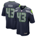 Maxen Hook Seattle Seahawks Team Game Jersey - College Navy