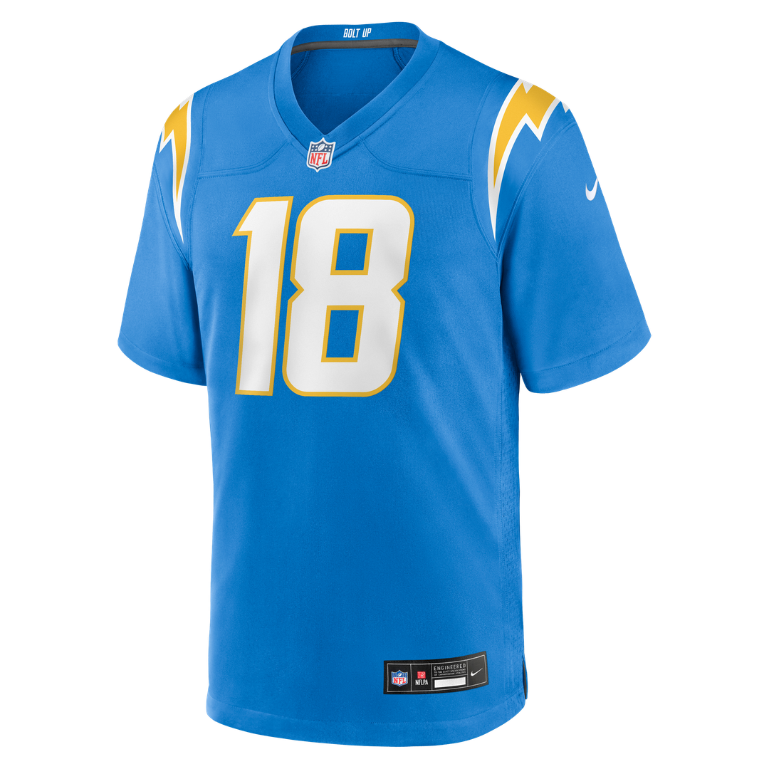Charlie Joiner Los Angeles Chargers Game Retired Player Jersey - Powder Blue