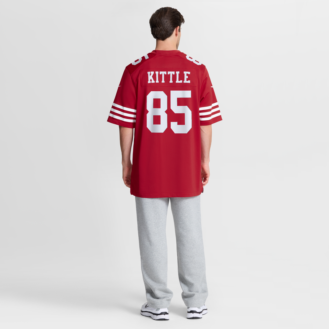 George Kittle San Francisco 49ers Player Game Jersey - Scarlet