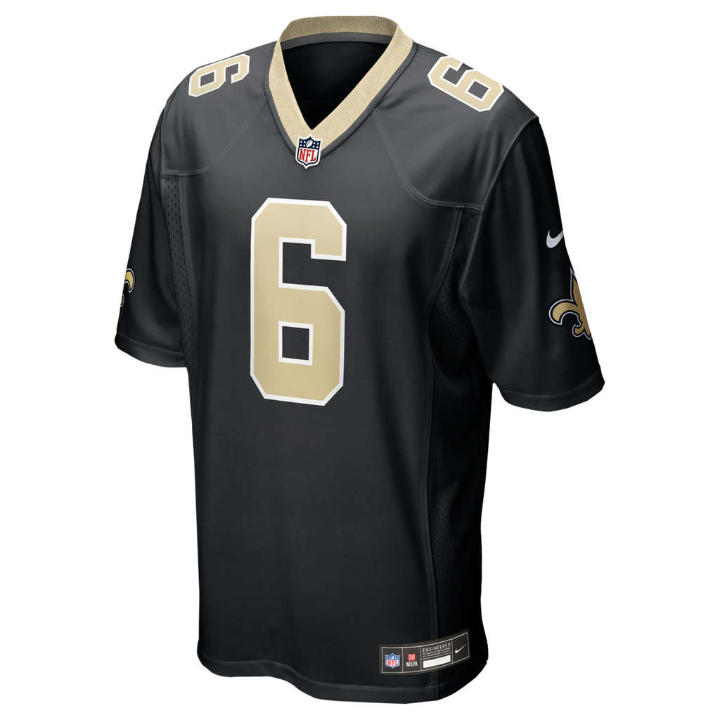 Tyler Shough New Orleans Saints White Game Player Jersey