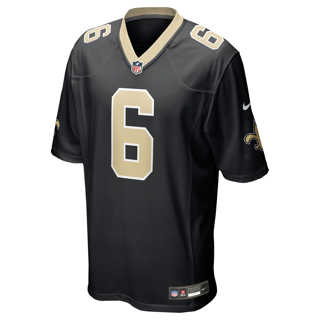 Tyler Shough New Orleans Saints White Game Player Jersey