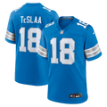 Isaac TeSlaa Detroit Lions Game Player Jersey - Blue