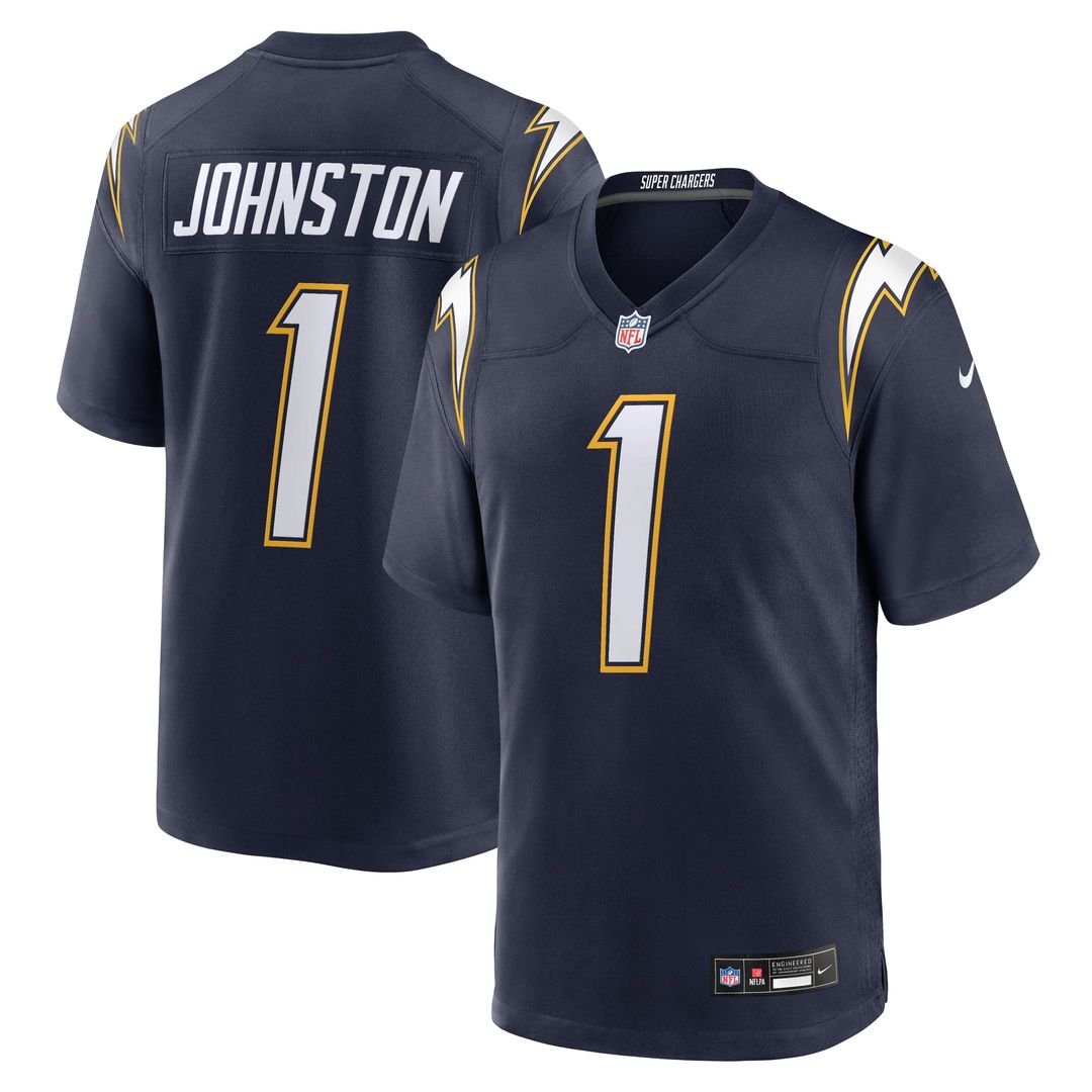Quentin Johnston Los Angeles Chargers Game Player Jersey - Powder Blue