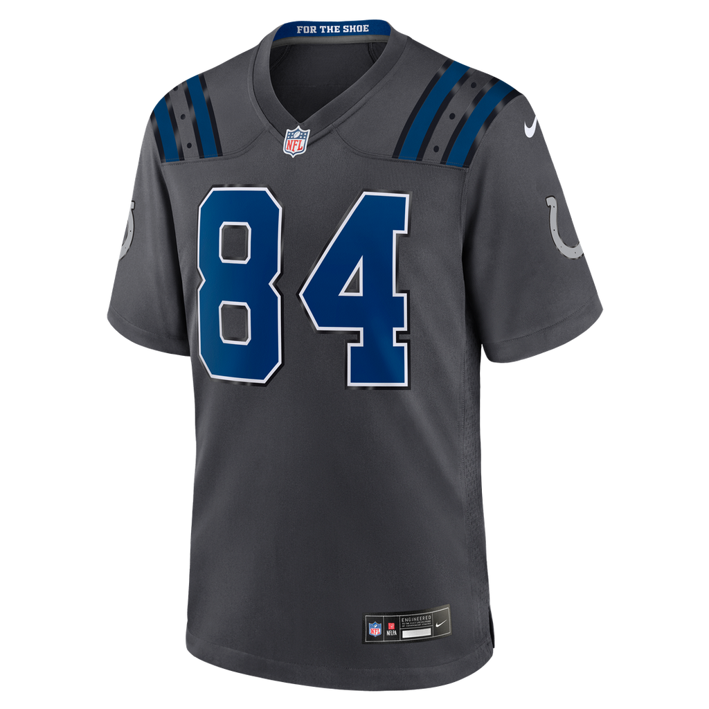 Tyler Warren Indianapolis Colts 2026 Rivalries Collection Game Jersey - Anthracite