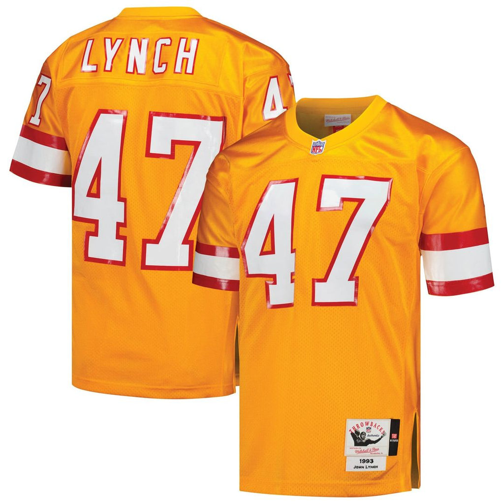 John Lynch Tampa Bay Buccaneers 1993 Authentic Throwback Retired Player Jersey - Orange